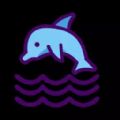 海豚喝水提示闹钟.1